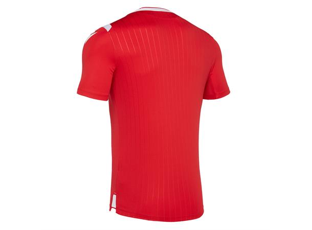 Alhena Shirt Shortsleeve RED/WHT M Utgående modell 